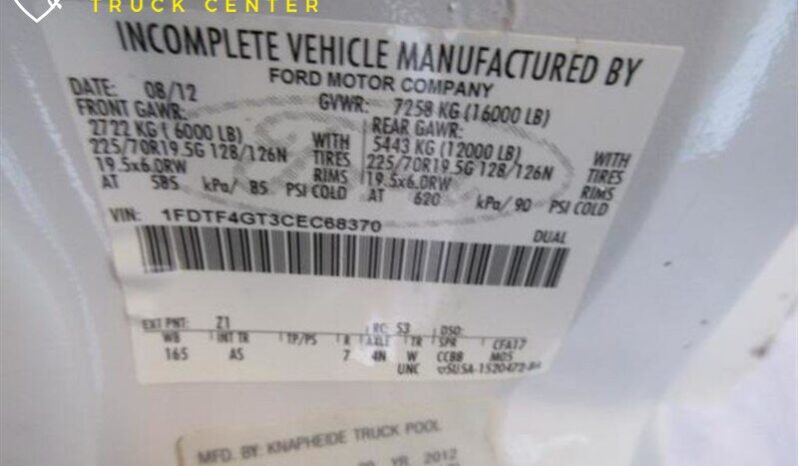 
								2012 Ford F450 Cabina regular 12′ CAMA DE UTILIDAD full									
